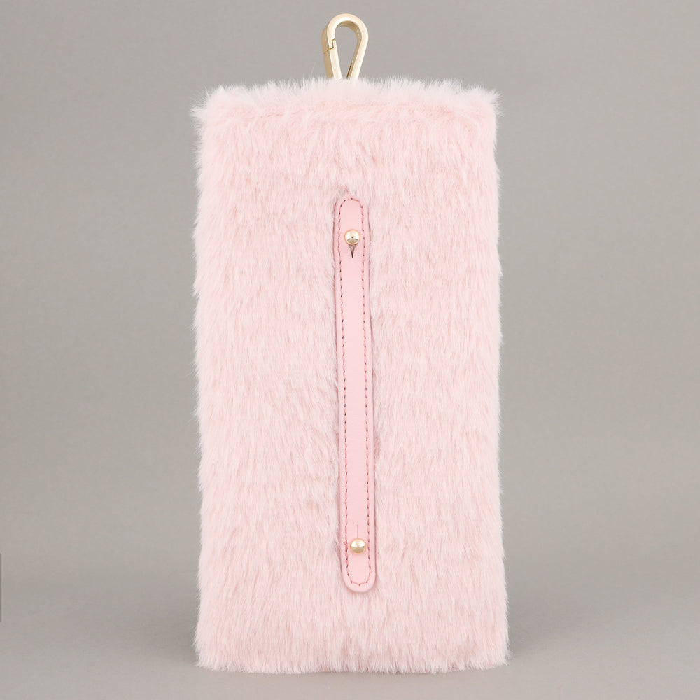 Pembe Peluş Gözlük Kılıfı – Büyük Boy